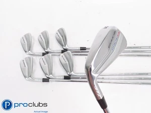 Left Handed Cobra '23 Forged Tec ONE Length 5-PW,GW IRON SET - Stiff Flex 433413 - Picture 1 of 6