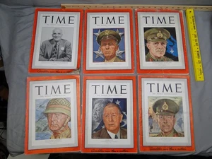 Time Magazine Weekly Lot 1942 September 7 14 October 12 19 26 November 2 WWII - Picture 1 of 23