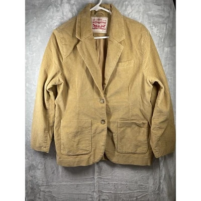 Levi's ® осень вельветовый блейзер в ледяной кофе размер M Рекомендуемая розничная цена производителя $128 EUC женщин - Изображение 1 из 4