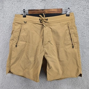 Roark Shorts Mens 31 Khaki Layover Trail Hybrid Adventure Shorts RS364 - Picture 1 of 16