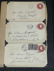 1928 Waterville ME nach Providence RI Briefumschläge (drei) - Bild 1 von 1