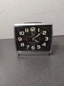 Reloj Despertador Tavistock & Jones Super Silencioso Resplandor en la Oscuridad Cuarzo EL6668 - Imagen 1 de 4
