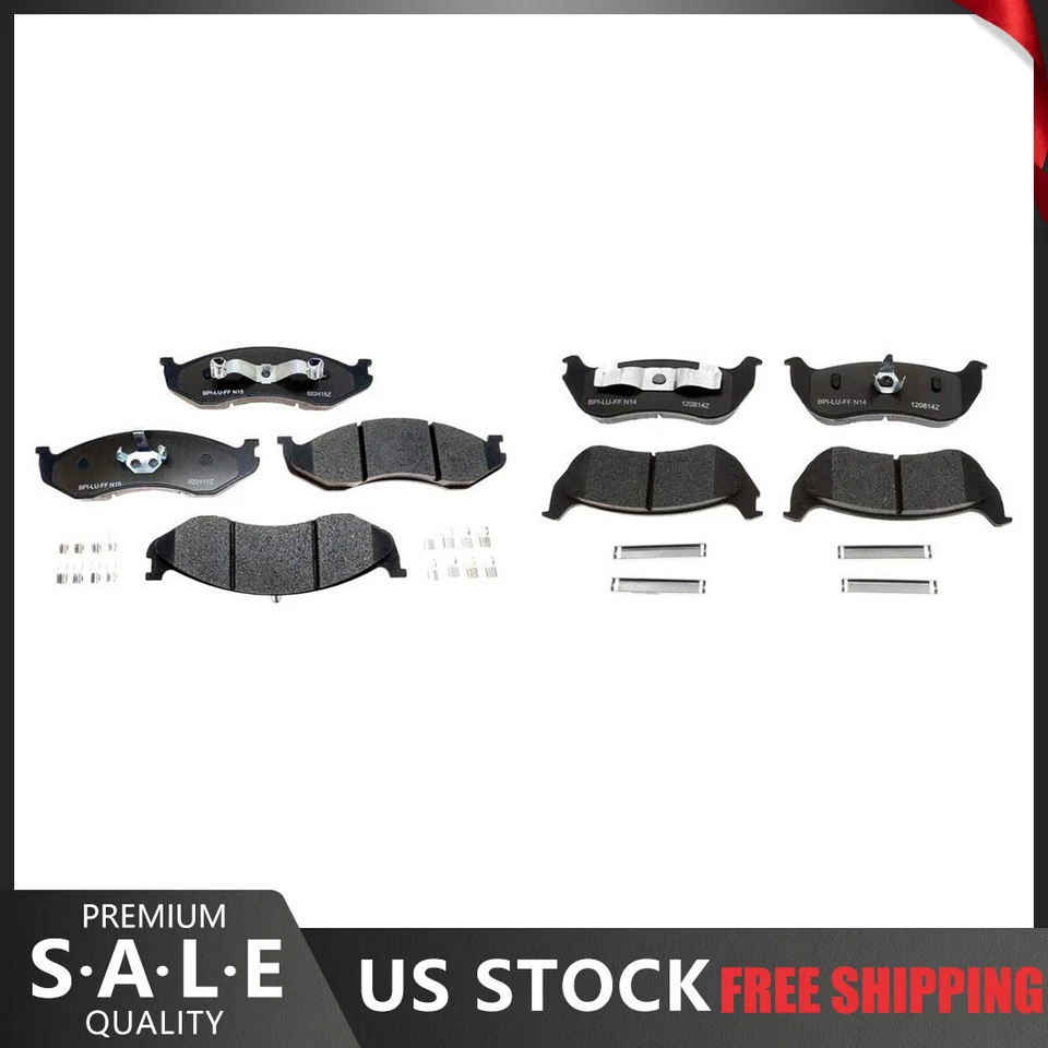 Pastillas de freno delanteras y traseras de cerámica R-Line 2003 para Jeep TJ - Raybestos Foto 1 de 4