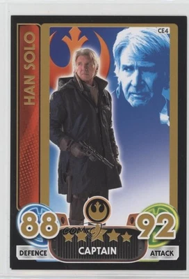 2016 Topps Star Wars 2016 Europe Celebration Force Attax Jumbo Han Solo #CE4 - Image 1 of 2