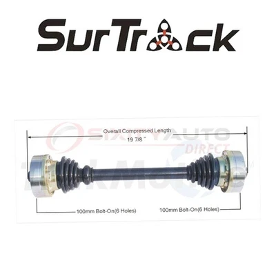 SurTrack CV Axle Shaft for 1971-1977 Volkswagen Transporter 1.6L 1.8L 2.0L my - Изображение 1 из 4