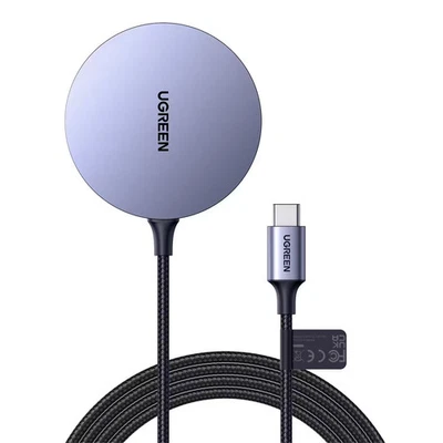 UGREEN - Magflow Magnetic Wireless Charger for iPhone 17/16/15/14/13/12 Serie... - Image 1 of 4