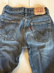 Levi Strauss 514 Girls Jeans 10 Slim Straight 23W 25L - Picture 1 of 5