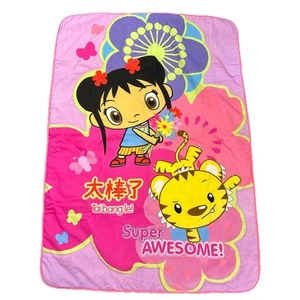 Ni-Hao Kai Lan Blanket Comforter 2009 58 x42” Kids Pink Bedding Quilt - Picture 1 of 7