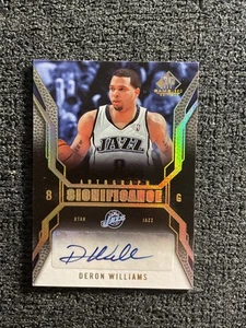 2007-08 Upper Deck SP Juego Usado Significance Deron Williams #SI-DW Auto UD Utah - Imagen 1 de 2