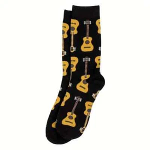 Akustikgitarre Neuheit Socken UK 6-10 Band Musiker Musik Weihnachtsgeschenk NEU - Bild 1 von 1