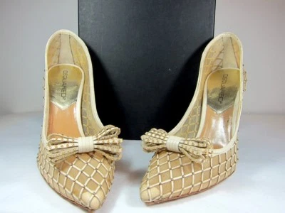 Un zapato de salón Dsquared Ivory Carreto de segunda mano, talla IT 39, tacones de 4". Foto 1 de 4