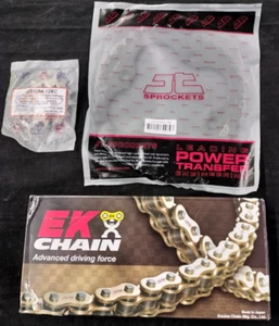 Honda TRX450R TRX450ER Sportrax 04+ JT Sprocket 13/38 & EK SRO O-Ring Chain Kit - Picture 1 of 5