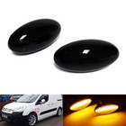 2x Black Side Indicator LED Marker Light For Citroen Berlingo C1 C3 C6 Dispatch