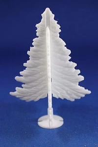 Plasticville - O/S TR-6 - 1 Spruce Tree - WHITE - Excellent+++ Condition - Picture 1 of 10