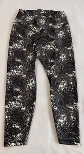 Old Navy Extra High Rise Go Dry Powersoft Legging Women's Size XXL Black Beige - Picture 1 of 9