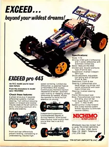 Nichimo Exceed Pro 443 RC Buggy Print Ad Wall Art Decor Ephemera 1/10 - Picture 1 of 1