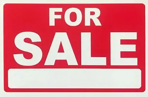 2 x A4 Size For Sale Sign Plastic Sign Reusable 30 x 20cm - Picture 1 of 1