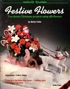 Flores festivas de Betty Valle, folleto a cuadros 7461 ¡SÚPER RARO! Happy Angel - Imagen 1 de 3