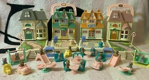 Teddy's Wonderland Vintage 1990er Shops Bär Figuren Zubehör Set Spielzeug Konvolut - Bild 1 von 12
