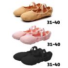 Chaussures de ballet légères filles en toile pantoufles de ballet pour enfants femmes, chaussures de yoga