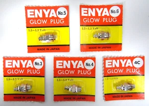 Enya Glow Plugs For Model Engines 1.3-1.5v #3 #4 #4c #5 #6 2-Stroke / 4-Stroke - Picture 1 of 6