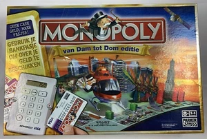 Monopoly Van Dam Tot Dom Editie juego juego de bordillos cápsula de gelatina Compleet Parker - Imagen 1 de 13