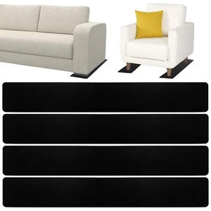 4 Pack Anti-Slip Furniture Rail Pads for Recliners Rubber Recliner Chair Floo... - Picture 1 of 8