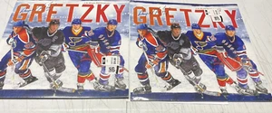 Lot of 2 16 Month Dateworks NHL Wayne Gretzky 2023 Wall Calendars with stickers - Picture 1 of 2