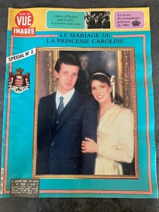 POINT DE VUE N°1849 6/01/1984 mariage Caroline de Monaco J74 - Imagen 1 de 1