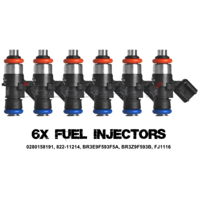 0280158191 Inyectores de combustible 6X para Ford Edge SE 2011-2015 deportivo utilitario 4 puertas Foto 1 de 4