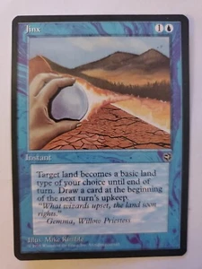 MTG Magic The Gathering Card Jinx Instant Blue Homelands 1995 - Picture 1 of 2