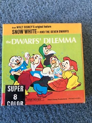 Película de Walt Disney’s Snow White Dwarfs Dilemma Super 8 colores, 200 pies Foto 1 de 3