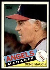 1985 Mint _ Topps Traded Gene Mauch California Angels #81T