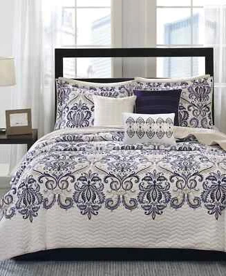 MADISON PARK Cali Quilted 6-Pc. King/California King Quilt Set $200 - Image 1 of 4