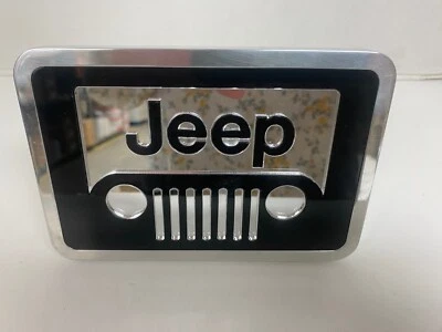 Eurosport Daytona Premium XL Hitch Plug Jeep Grill Chrome Foto 1 de 4