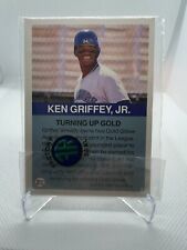1992 FRONT ROW KEN GRIFFEY JR 3 CARD HOLOGRAM SEALED SET TURNING UP GOLD