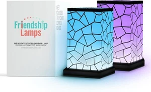 Friendship Lamp Set of 2 – WiFi Touch Lamps Long Distance Gifts LED Light - NIB - Picture 1 of 9