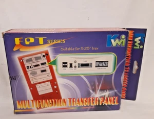VINTAGE Kingwin FPT-01S BEIGE Multifunction FRONT Transfer Panel, 5.25 TRAY, NOS - Afbeelding 1 van 4
