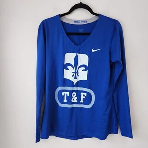 Nike Pro Ursuline College Atletismo T&F Dri-Fit Camiseta Larga Ajustada Camiseta XL - Imagen 1 de 9