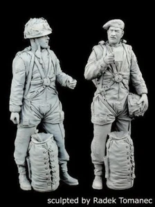 Juego de paracaidistas aerotransportados británicos Black Dog 1/35 #1 con lona (2 figuras) F35116 - Imagen 1 de 1