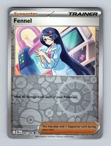 Pokemon TCG - Fennel - 082/086 - (Reverse Holo) - SV: Black Bolt - Picture 1 of 2