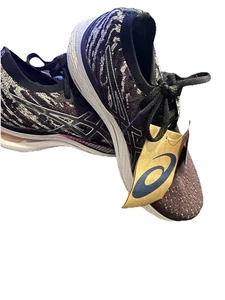 Asics Laufschuhe Damengröße 6 pflaume & schwarz Strick neu mit Etikett - Bild 1 von 10