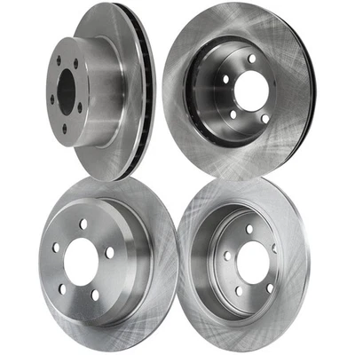 Rotores de freno de disco delanteros traseros para Jeep Grand Cherokee Grand Wagoneer 1994-1998 Foto 1 de 4