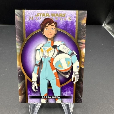 Torra Doza 2022 Topps Star Wars Masterwork PURPLE 02/50 Parallel Card #78 - Image 1 of 4