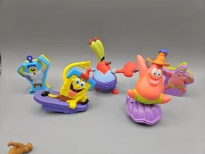 Lot Of 3 2012 Sponge Bob McDonald's & 2 2015, 2 Patrick, 2 Sponge Bob 1 Mr Krabs - Picture 1 of 7
