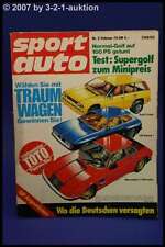 Sport Auto 2/78 Schnitzer 2002 Turbo Granada 2,8i + Poster