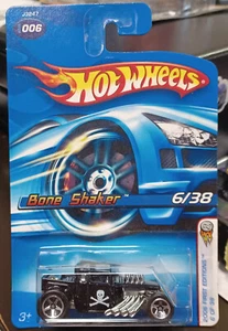 2006 Hot Wheels #006 First Editions Black Bone Shaker - Picture 1 of 1