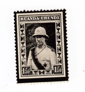 Congo Belga, 1934 Muerte del Rey Alberto I "RUANDA - URUNDI" - Imagen 1 de 2