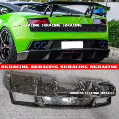 Диффузор заднего бампера из кованого углеродного волокна для Lamborghini Gallardo LP550 560 570 - Изображение 1 из 4