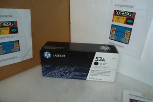 LOT-15 HP 53A Toner Cartridge Black 3K Page for M2727mfp P2015 P2014 Q7553A NEW - Picture 1 of 17